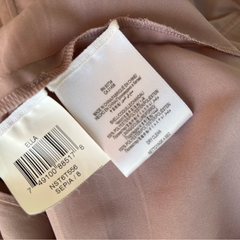 BCBG Ella One-Shoulder Cocktail Dress - Picture 9 of 9